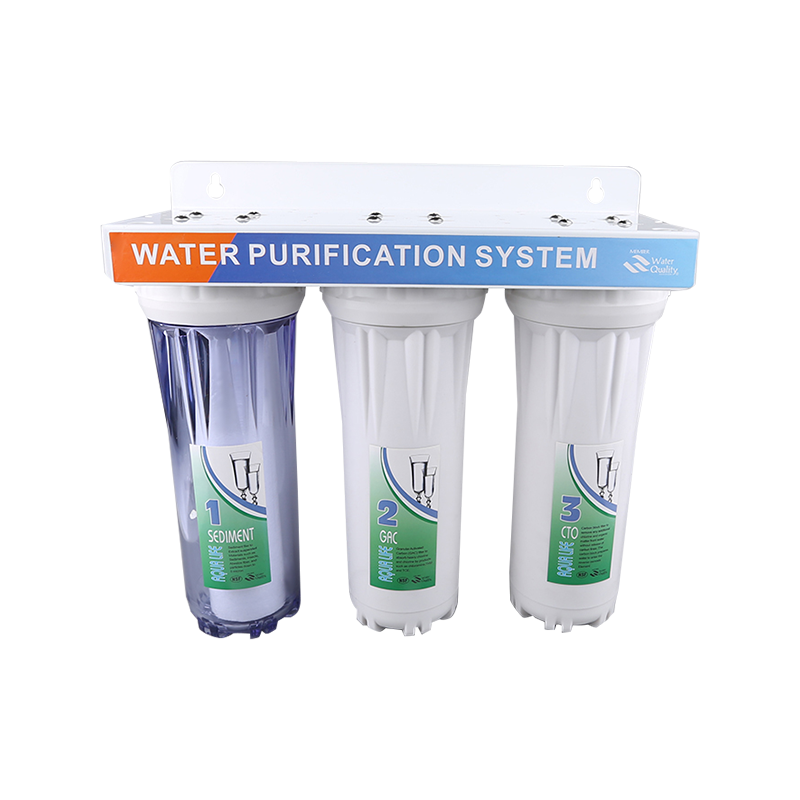 RH-JL3 PET/PP/AS Triple Stage Water Filtr s kazetou
